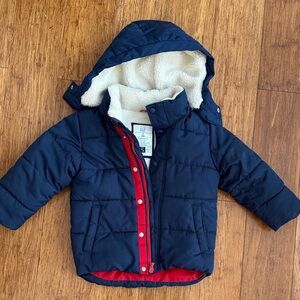 babyGAP Navy ColdControl Max Quilted Coat